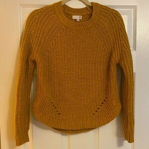 SO Mustard Crew Neck Sweater